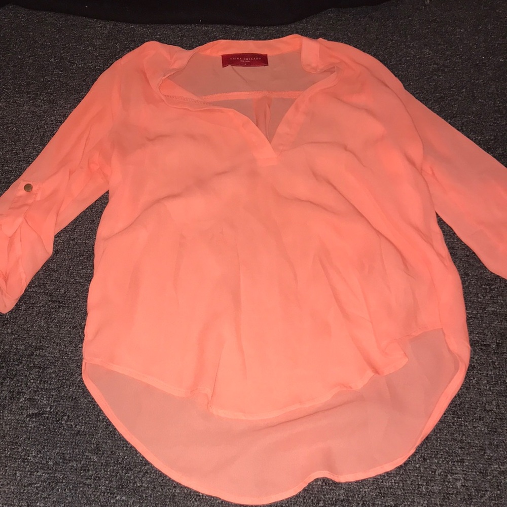 Neon dress shirt